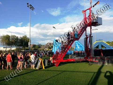 Zero shock stunt jumping tower rental Colorado